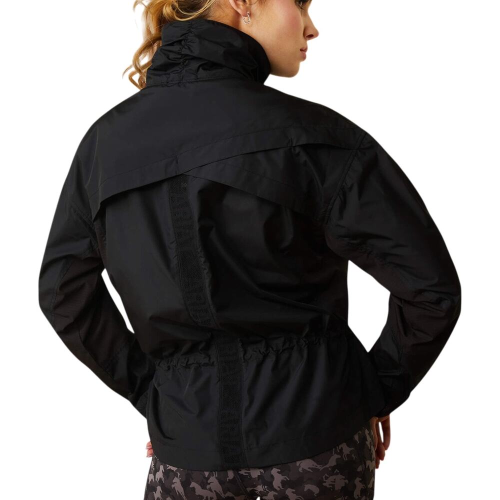 Ariat Breathe Jacket Women's Small Black Western Rodeo Gorpcore Equestrian